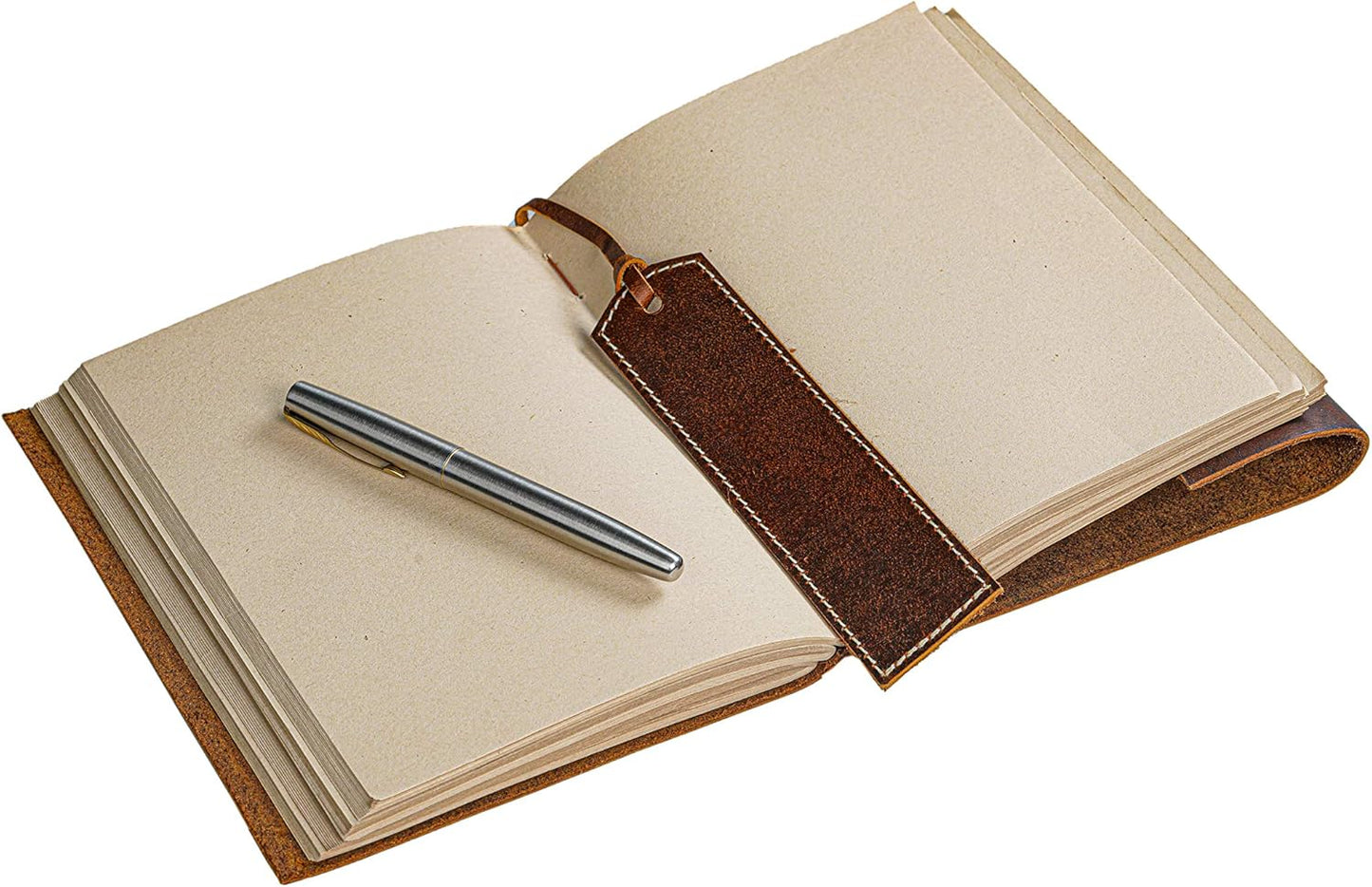 Leather Journal Notebook - Rustic Handmade Vintage Leather Bound Journals for Me