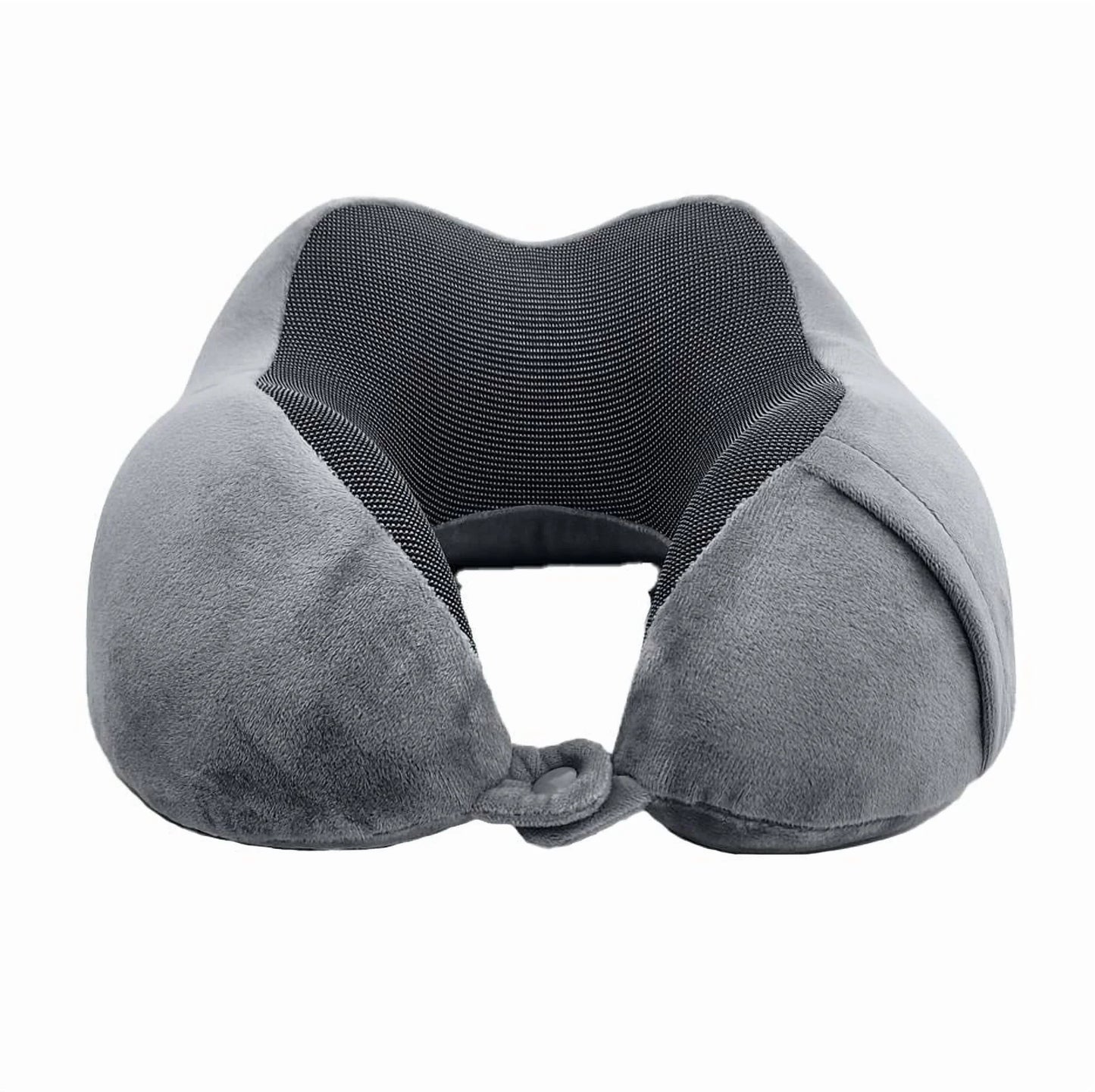 4-Piece Ergonomic Memory Foam Neck Pillow Travel Set