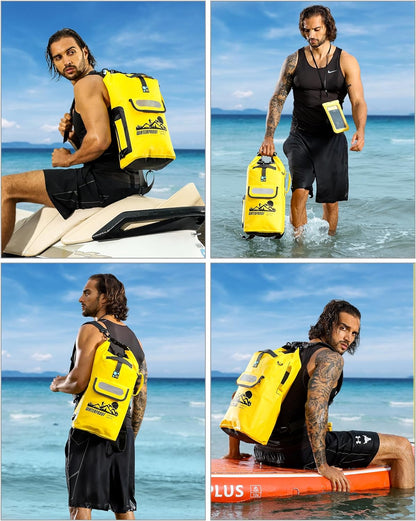 Dry Bag Backpack Waterproof Floating 20L/30L/40L, Dry Bags Waterproof Backpack for Men, Dry Sack Waterproof Bag