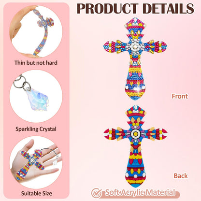 8 Pcs Diamond Painting Bookmark, Diamond Art Kit for Adults