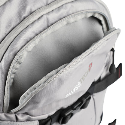 Unisex 20 Liter Compressor Backpack for School or Work, Grey