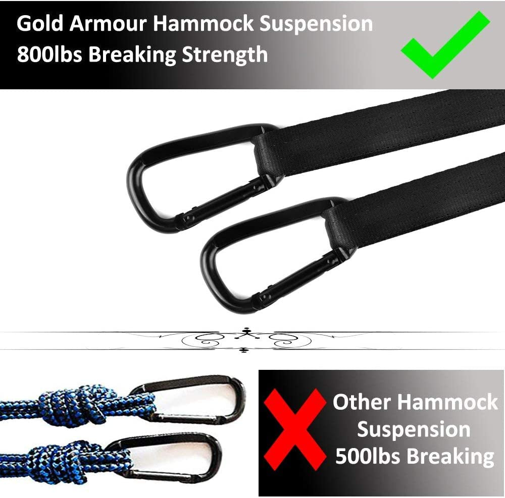 Camping Hammock - XL Double Hammock Portable Hammock Camping Accessories Gear for Outdoor Indoor with Tree Straps, USA Based Brand (Camouflage II)