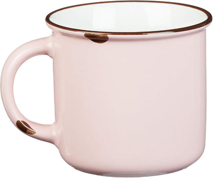 Christian Art Gifts Pink Camp Style Ceramic Coffee Mug – 13 Oz. Microwave And