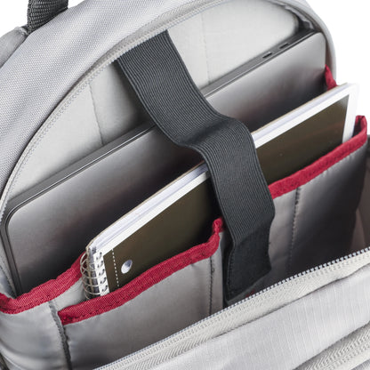 Unisex 20 Liter Compressor Backpack for School or Work, Grey