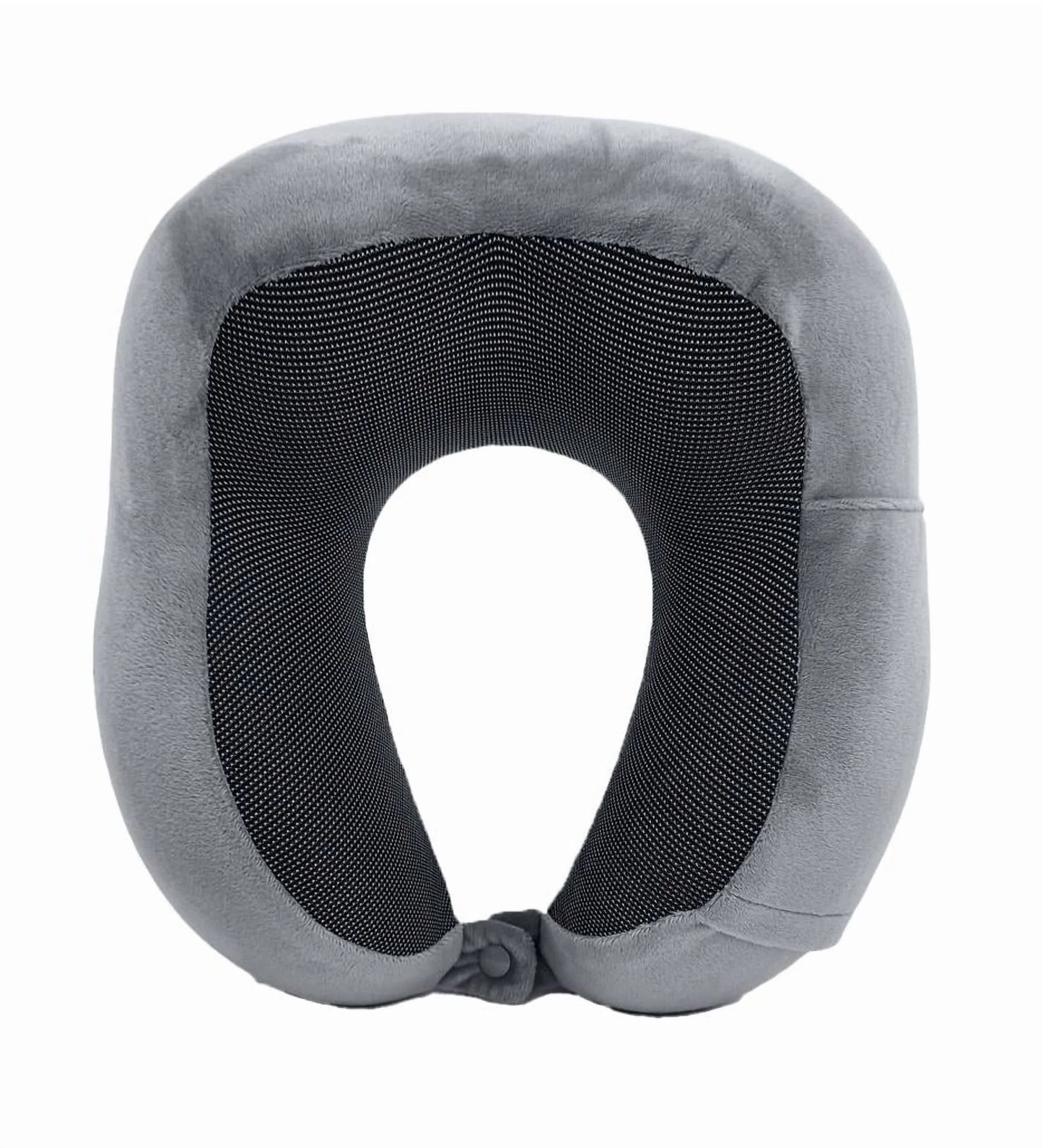 4-Piece Ergonomic Memory Foam Neck Pillow Travel Set