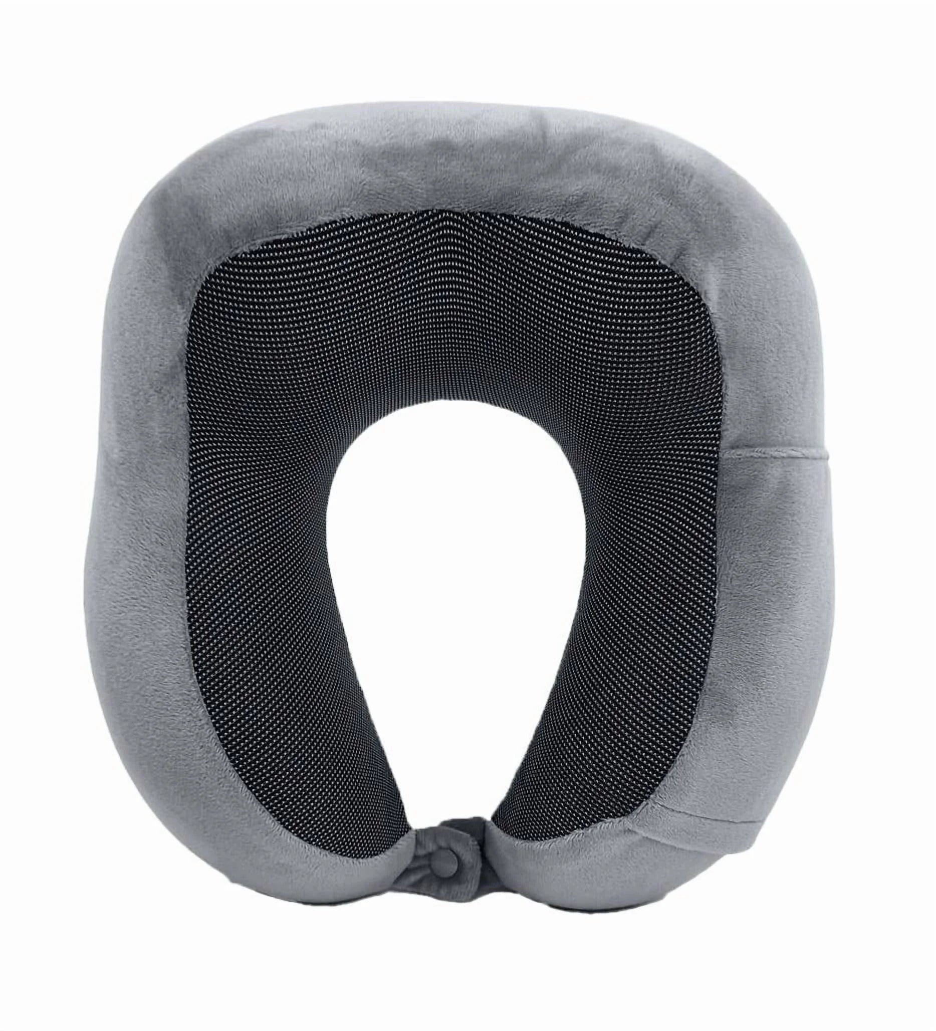 4-Piece Ergonomic Memory Foam Neck Pillow Travel Set